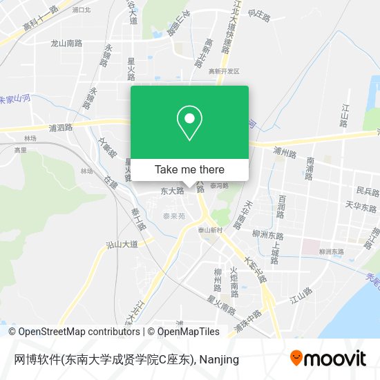 网博软件(东南大学成贤学院C座东) map