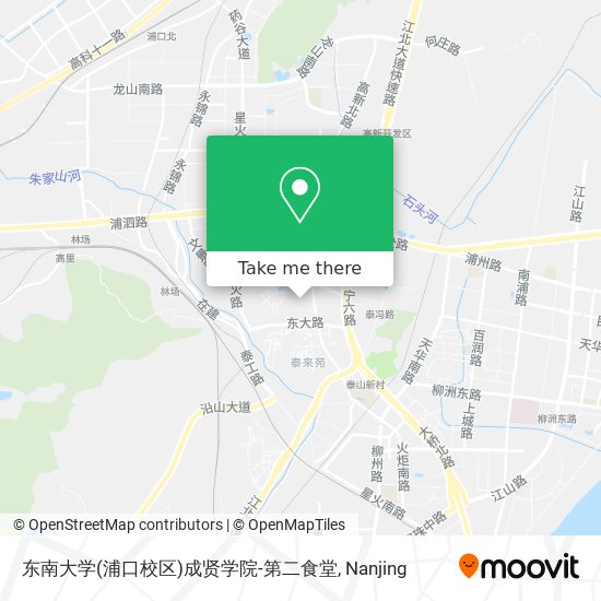 东南大学(浦口校区)成贤学院-第二食堂 map