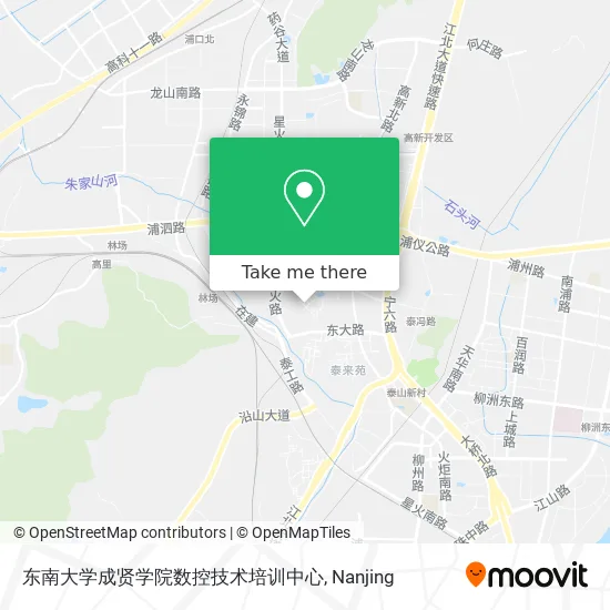 东南大学成贤学院数控技术培训中心 map