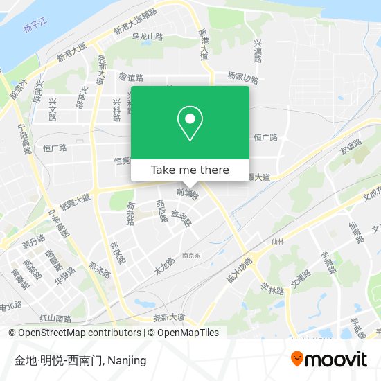 金地·明悦-西南门 map