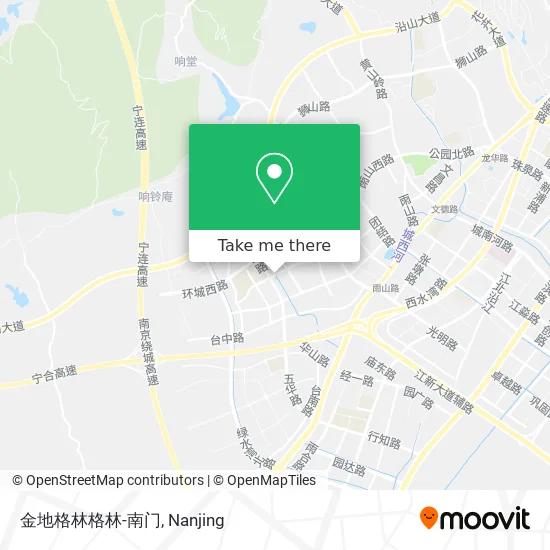 金地格林格林-南门 map