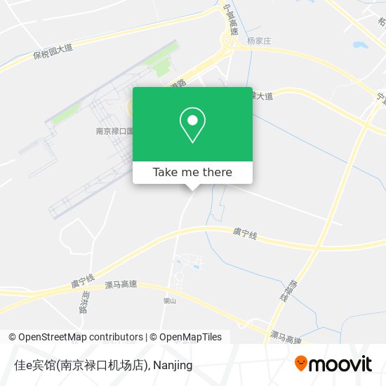 佳e宾馆(南京禄口机场店) map