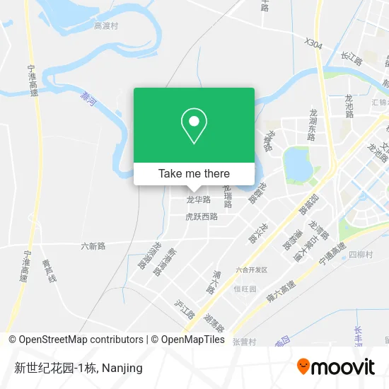 新世纪花园-1栋 map
