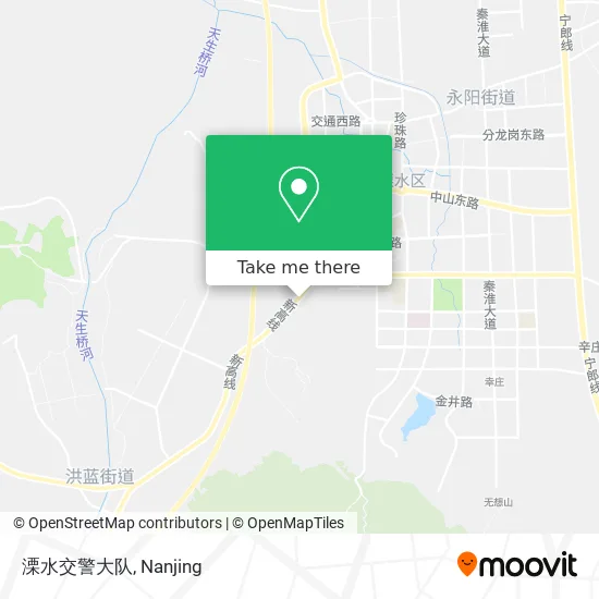 溧水交警大队 map