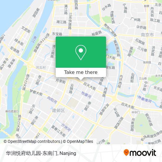 华润悦府幼儿园-东南门 map