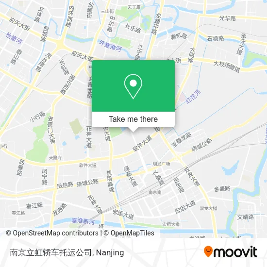 南京立虹轿车托运公司 map