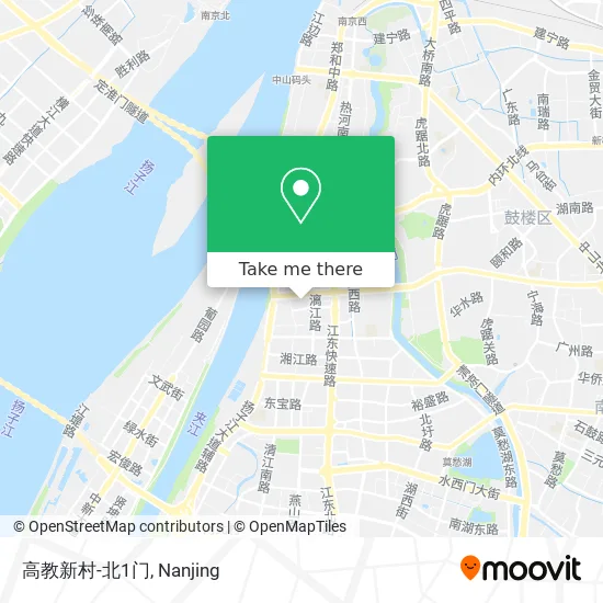 高教新村-北1门 map