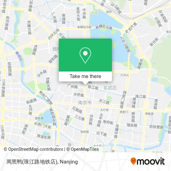 周黑鸭(珠江路地铁店) map