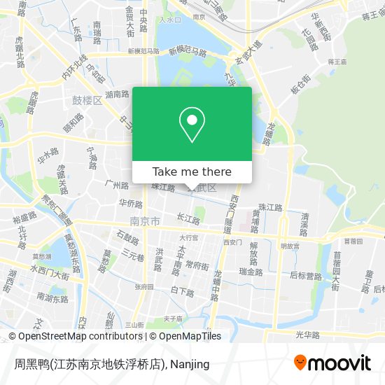 周黑鸭(江苏南京地铁浮桥店) map