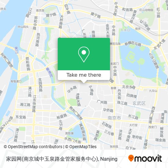 家园网(南京城中玉泉路金管家服务中心) map