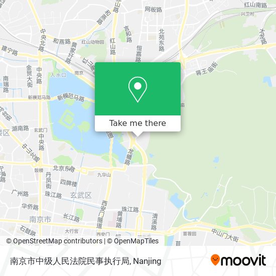 南京市中级人民法院民事执行局 map