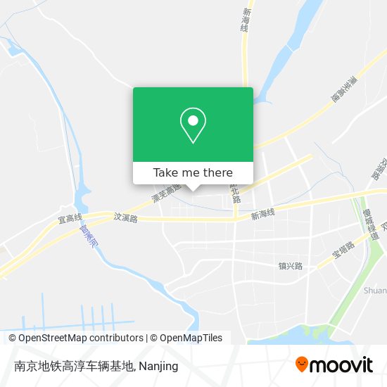 南京地铁高淳车辆基地 map