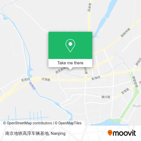 南京地铁高淳车辆基地 map