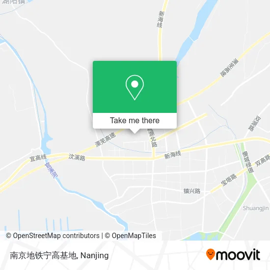 南京地铁宁高基地 map