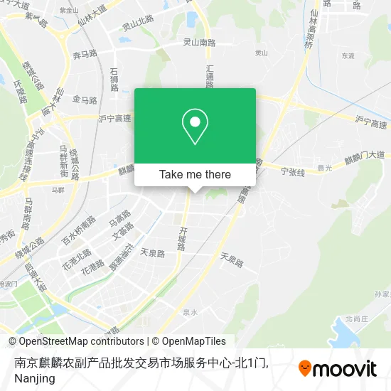 南京麒麟农副产品批发交易市场服务中心-北1门 map