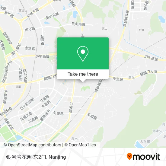 银河湾花园-东2门 map