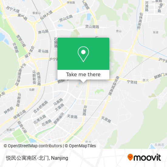 悦民公寓南区-北门 map