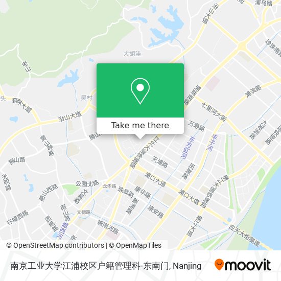 南京工业大学江浦校区户籍管理科-东南门 map