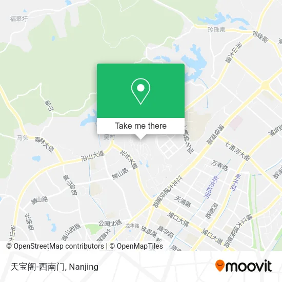 天宝阁-西南门 map