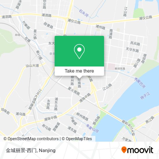 金城丽景-西门 map