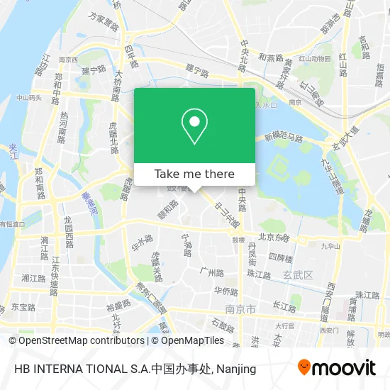 HB INTERNA TIONAL S.A.中国办事处 map