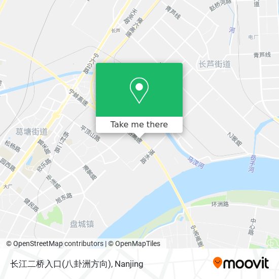 长江二桥入口(八卦洲方向) map