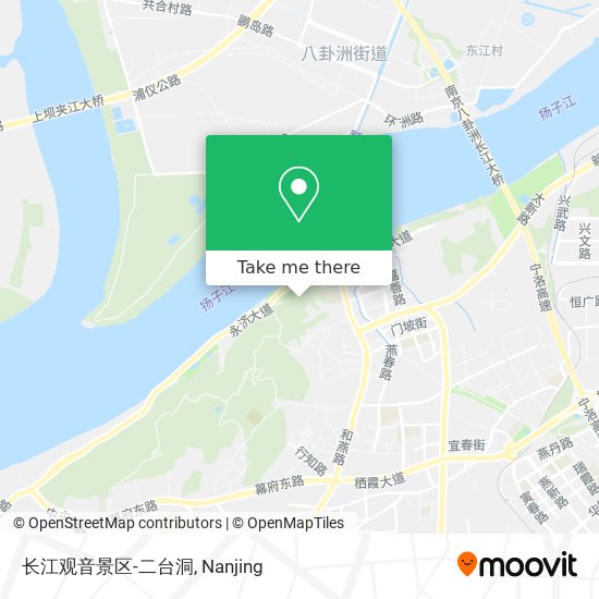长江观音景区-二台洞 map