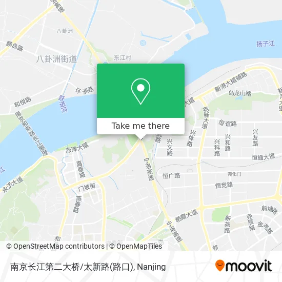 南京长江第二大桥/太新路(路口) map