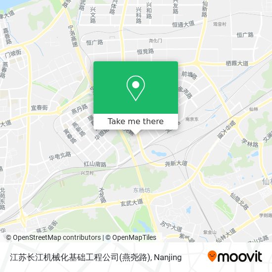 江苏长江机械化基础工程公司(燕尧路) map