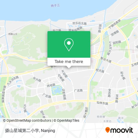 摄山星城第二小学 map