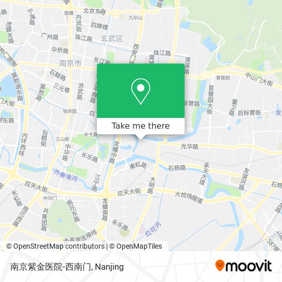 南京紫金医院-西南门 map