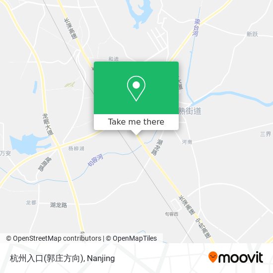 杭州入口(郭庄方向) map