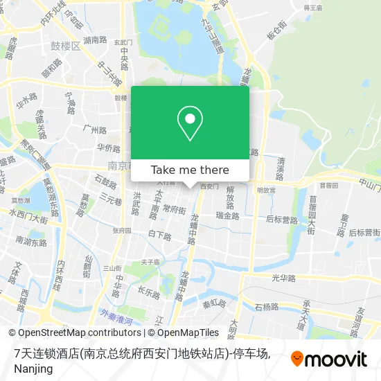 7天连锁酒店(南京总统府西安门地铁站店)-停车场 map