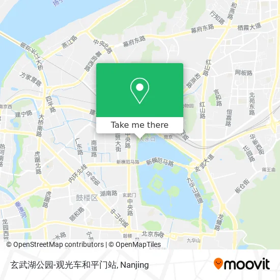 玄武湖公园-观光车和平门站 map