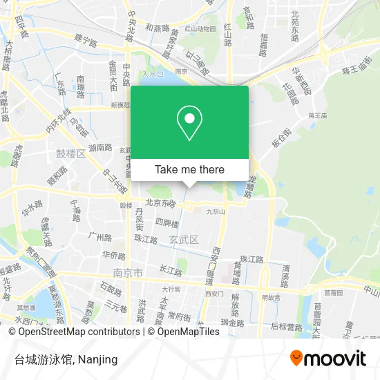 台城游泳馆 map