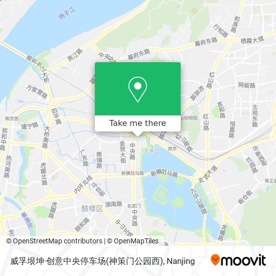 威孚垠坤·创意中央停车场(神策门公园西) map