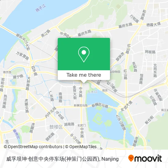 威孚垠坤·创意中央停车场(神策门公园西) map