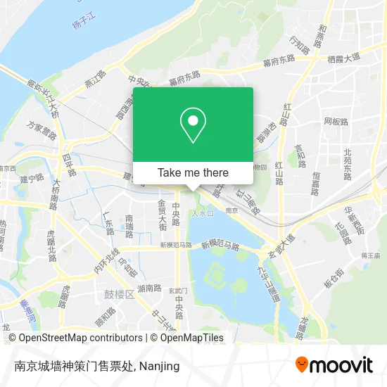 南京城墙神策门售票处 map