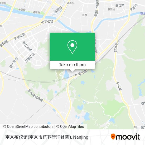 南京殡仪馆(南京市殡葬管理处西) map