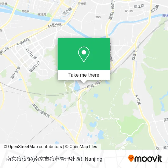 南京殡仪馆(南京市殡葬管理处西) map
