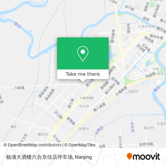 杨浦大酒楼六合东佳店停车场 map