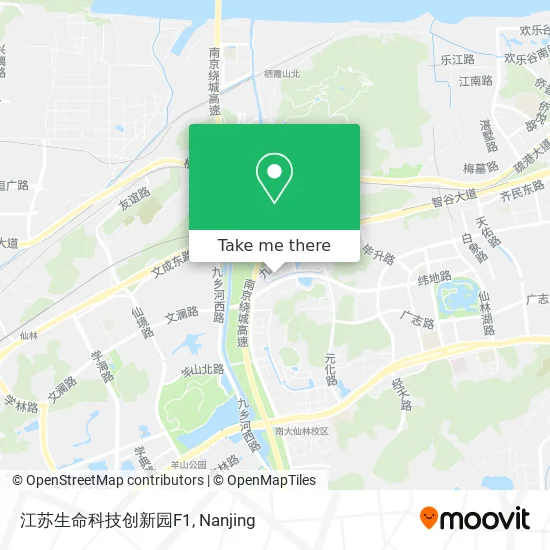 江苏生命科技创新园F1 map