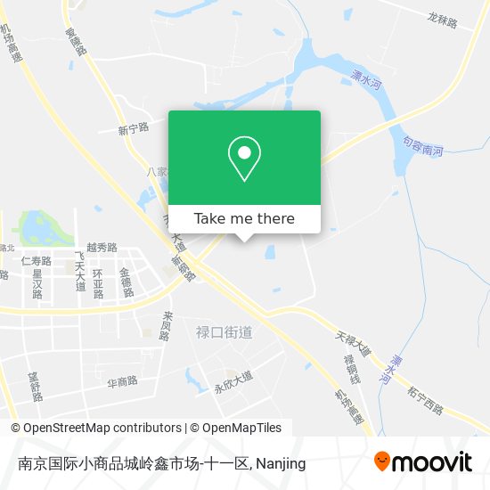南京国际小商品城岭鑫市场-十一区 map