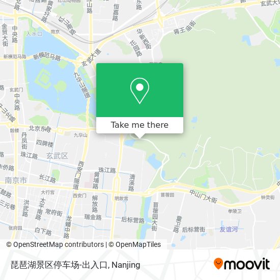 琵琶湖景区停车场-出入口 map