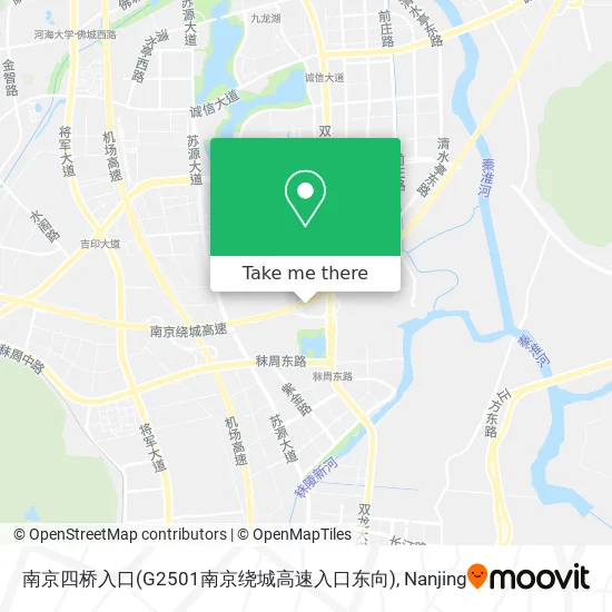 南京四桥入口(G2501南京绕城高速入口东向) map