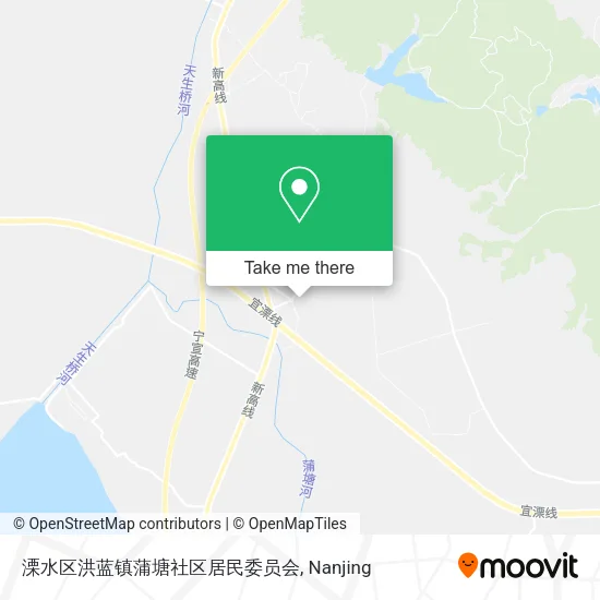 溧水区洪蓝镇蒲塘社区居民委员会 map