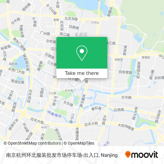 南京杭州环北服装批发市场停车场-出入口 map