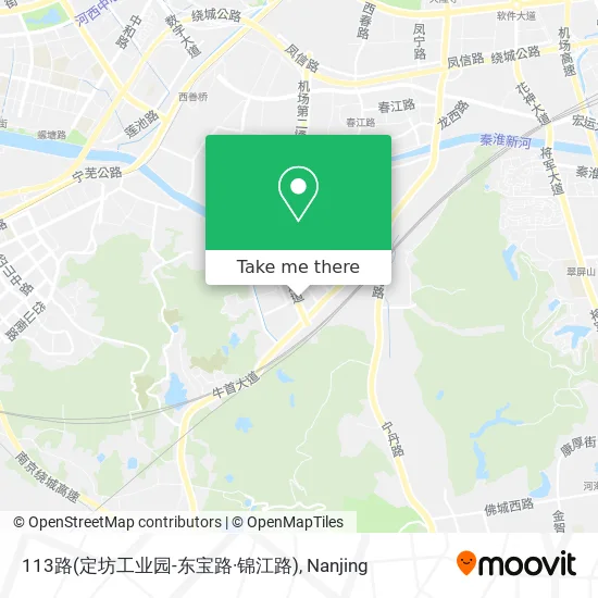 113路(定坊工业园-东宝路·锦江路) map
