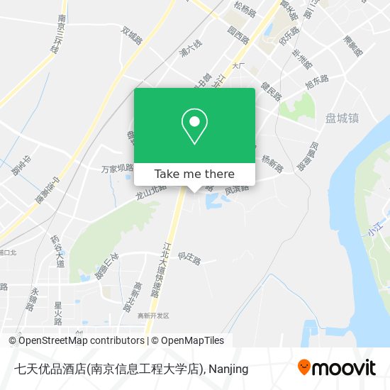 七天优品酒店(南京信息工程大学店) map