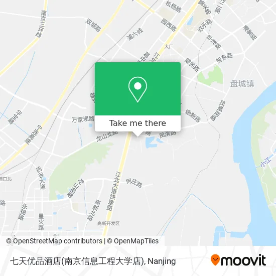 七天优品酒店(南京信息工程大学店) map